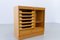Dänischer Vintage Eichenschrank mit Rolltür, 1960er 6