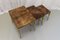 Mid-Century Italian Brass and Goatskin Side Tables by Aldo Tura, 1960s, Set of 3 2