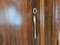 Kleiderschrank aus Nussholz & Ahorn im Chippendale Stil, 1930 12