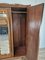 Kleiderschrank aus Nussholz & Ahorn im Chippendale Stil, 1930 35