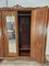 Kleiderschrank aus Nussholz & Ahorn im Chippendale Stil, 1930 19