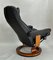 Vintage Black Lounge Chair from Stressless, Image 4