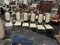 Vintage Chairs in Bamboo and Brass from Maison Bagués, 1970, Set of 6, Image 3
