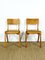 Set of Vintage School Chairs in Beech, 1960, Image 3
