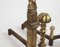 Neo-Gothic Bronze Andirons, 1890s, Set of 2 8