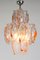 Vintage Chandelier with Orange Medallions 2