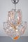 Vintage Chandelier with Orange Medallions 1