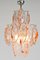 Vintage Chandelier with Orange Medallions 3