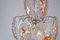 Lámpara de araña vintage con medallones naranjas, Imagen 11