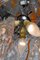Lámpara de araña vintage con medallones naranjas, Imagen 7