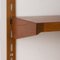 Four Bay Teak Wandregal mit Kommode von Kai Kristiansen für Fm Møbler, Dänemark, 1960er 12