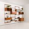 Four Bay Teak Wall Unit with a Dresser by Kai Kristiansen for Fm Møbler, Denmark, 1960s, Image 3