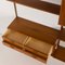 Four Bay Teak Wandregal mit Kommode von Kai Kristiansen für Fm Møbler, Dänemark, 1960er 10