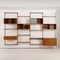 Four Bay Teak Wall Unit with a Dresser by Kai Kristiansen for Fm Møbler, Denmark, 1960s, Image 6