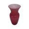 Vaso in vetro di Murano rosa di Tommaso Buzzi, Italia, anni '90, Immagine 1