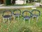 Alpha Chairs by Anna Anselmi for Bieffeplast, 1985, Set of 4 1