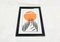 Vintage Japanese Mirror with Sunset, 1970s 2
