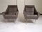 Mid-Century Leather Lounge Chairs, 1955, Set of 2 1