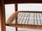 Table Basse Ronde Mid-Century en Teck et Roseau par Johannes Andersen pour Silkeborg, Danemark, 1960s 5
