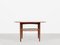 Table Basse Ronde Mid-Century en Teck et Roseau par Johannes Andersen pour Silkeborg, Danemark, 1960s 1