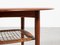 Table Basse Ronde Mid-Century en Teck et Roseau par Johannes Andersen pour Silkeborg, Danemark, 1960s 6