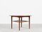 Table Basse Ronde Mid-Century en Teck et Roseau par Johannes Andersen pour Silkeborg, Danemark, 1960s 3