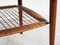 Table Basse Ronde Mid-Century en Teck et Roseau par Johannes Andersen pour Silkeborg, Danemark, 1960s 4