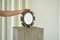 Ceramic Wall Mirror from Atelier Berlemont, Belgium, 1940s 5