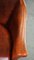Sillas de comedor inglesas de cuero de vaca en lujoso color rojo Chesterfield. Juego de 4, Imagen 11