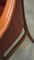 Sillas de comedor inglesas de cuero de vaca en lujoso color rojo Chesterfield. Juego de 4, Imagen 19