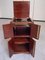 Art Deco Bar Mahogany Cabinet with Mirrored Top 3