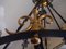 Lámpara de araña grande de hierro forjado, años 40, Imagen 7