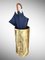 Italian Umbrella Stand in Brushed Brass 3