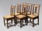 Sillas de comedor de granja antiguas de tejo, 1820. Juego de 6, Imagen 2