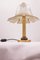 Glass and Brass Table Lamp from Peill and Putzler 5