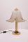 Glass and Brass Table Lamp from Peill and Putzler 2
