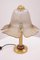 Glass and Brass Table Lamp from Peill and Putzler 8