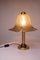 Glass and Brass Table Lamp from Peill and Putzler 3
