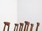 Teak and Leather Dining Chairs by Hans J. Wegner for C.M. Madsen, Set of 6 3