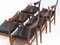 Teak and Leather Dining Chairs by Hans J. Wegner for C.M. Madsen, Set of 6 5