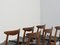 Teak and Leather Dining Chairs by Hans J. Wegner for C.M. Madsen, Set of 6 4