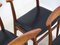 Esszimmerstühle aus Teak & Leder von Hans J. Wegner für CM Madsen, 6 . Set 8