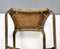Pouf vintage in skai e metallo dorato attribuiti a Pierluigi Colli, Italia, anni '50, set di 2, Immagine 10