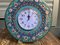Handmade Copper Clock with Carved Flowers 6