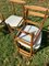 Scandinavian Style Chairs in Light Oak and Bouclé Fabric attributed to Amma Studio, 1960s, Set of 4 9