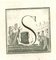 Lettre Majuscule S, Antiquités d'Herculanum Exposées, Eau-forte, 18ème Siècle 1