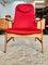 Mid-Century Sculptural Teak High-Back Armchair in the style of Alf Svensson, Sweden, 1950s 8