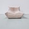 Togo Lounge Chair in Beige Corduroy by Michel Ducaroy for Ligne Roset. 1