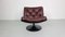 Sillón giratorio de cuero modelo F504 de Geoffrey Harcourt para Artifort, 1968, Imagen 2