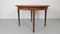 Mesa de comedor extensible escandinava moderna, Dinamarca, años 60, Imagen 5